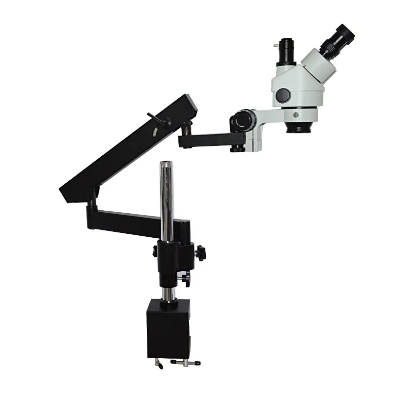 Microscope Boom Stand Articulating - Microscopio Estéreo Trinocular con Brazo Articulado