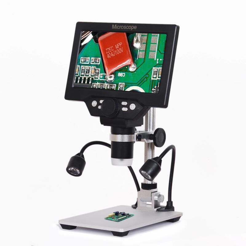 Digital Microscope With Screen 7 Inch - Microscopio Electrónico Digital G1200D de 12MP