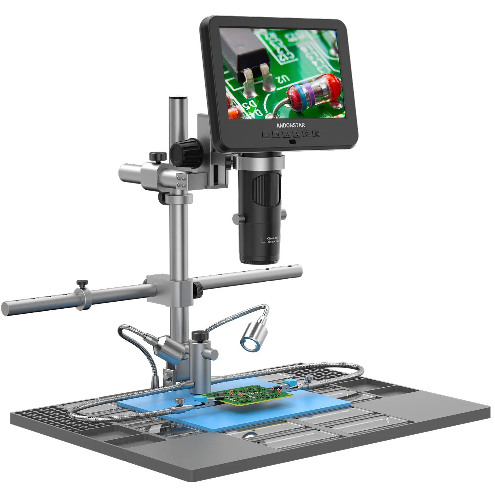 Digital Microscope With Screen 7 Inch - Andonstar AD246SM-Plus Microscopio digital de alta