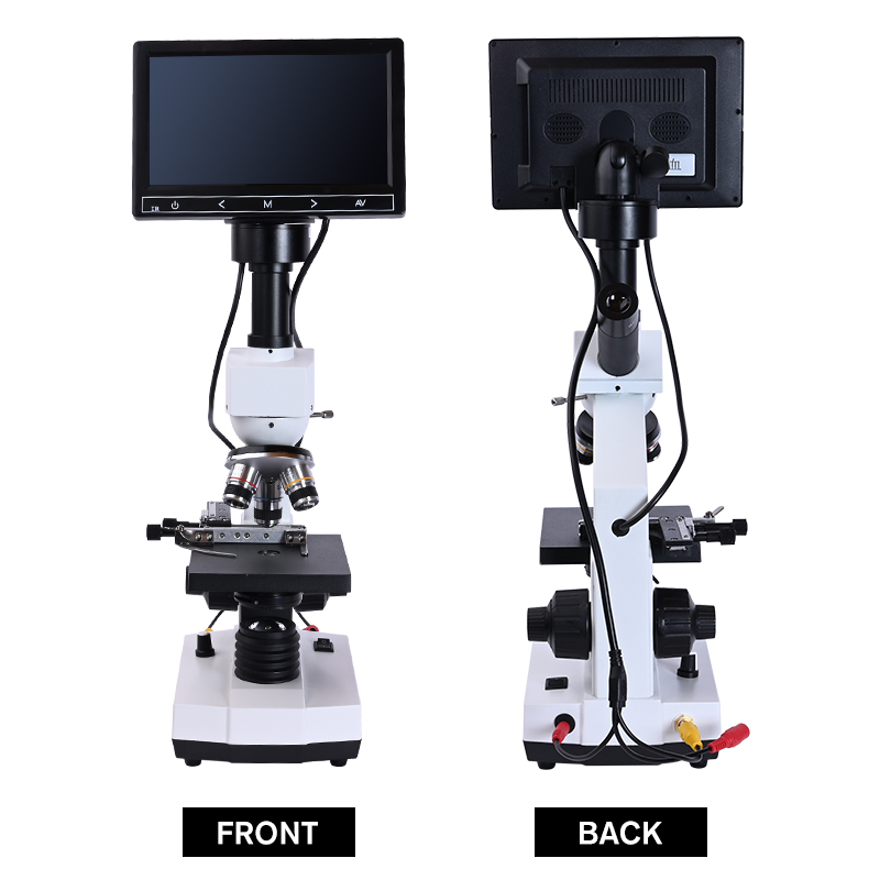 Digital Microscope With Screen 7 Inch - Microscopio biológico de esperma de ácaros