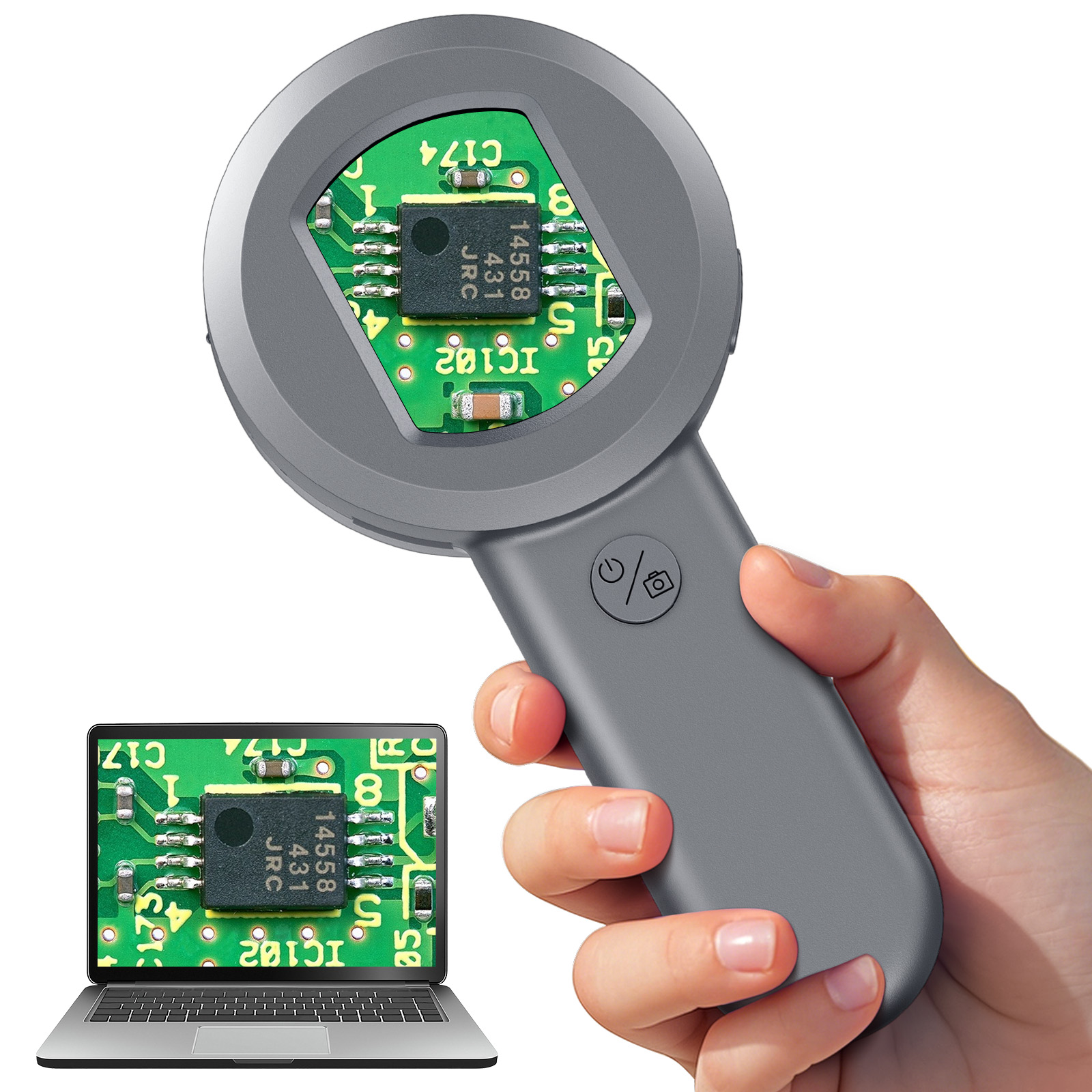 Usb Microscope 1000X Digital - Microscopio para niños y adultos, lupa