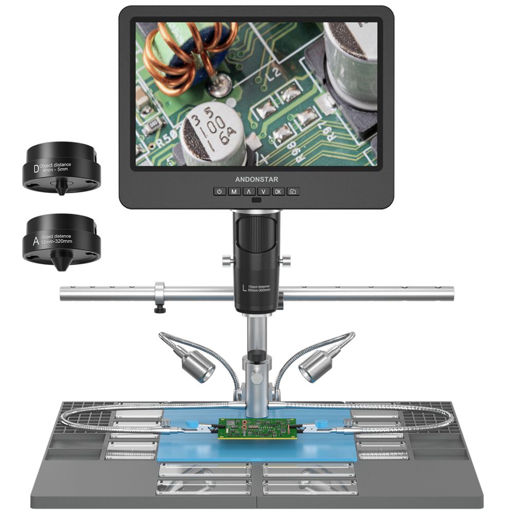 Metallurgical Microscope Inverted - Andonstar Trinocular HDMI USB microscopio Digital