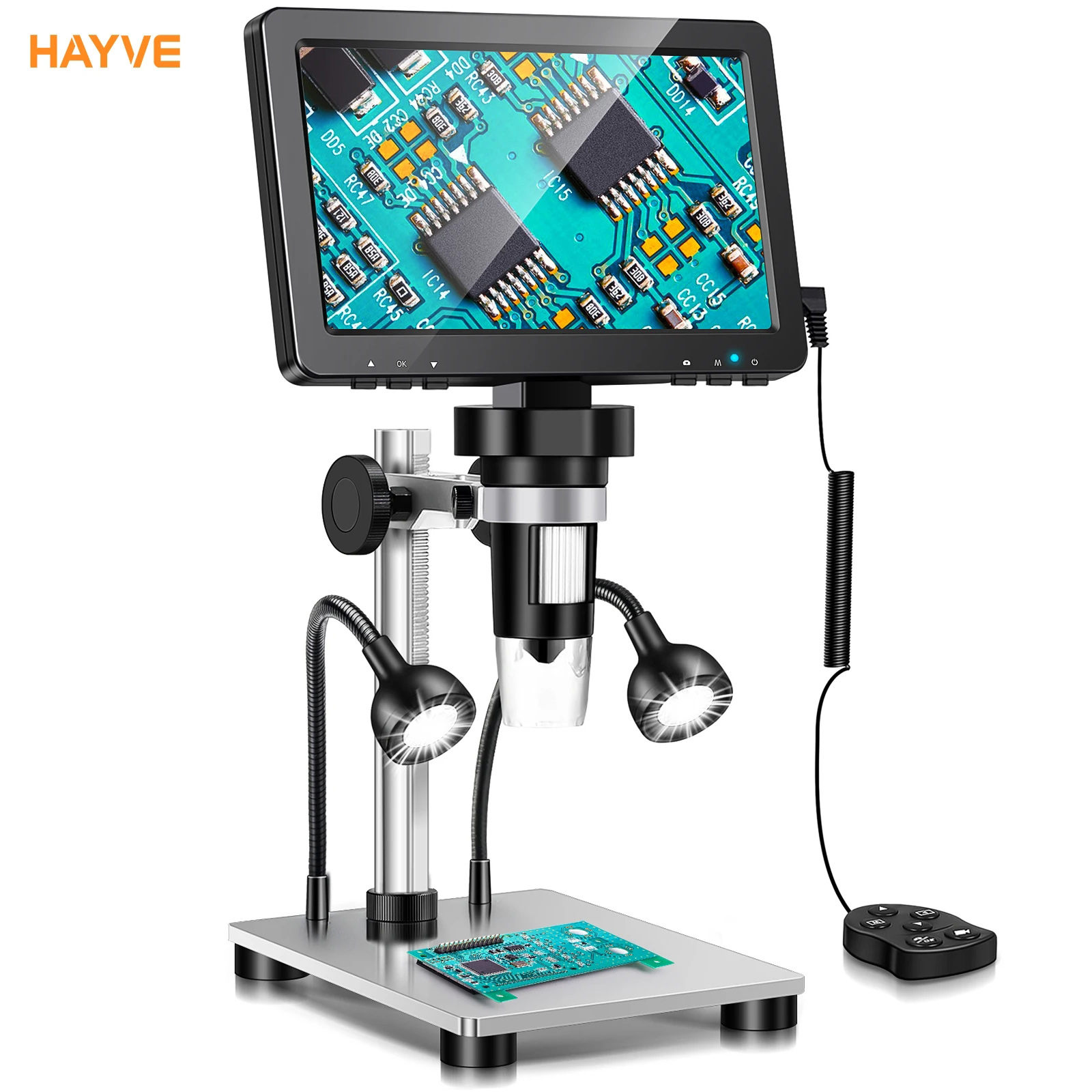 Metallurgical Microscope Inverted - Hayve-microscopio Digital de 7 pulgadas con