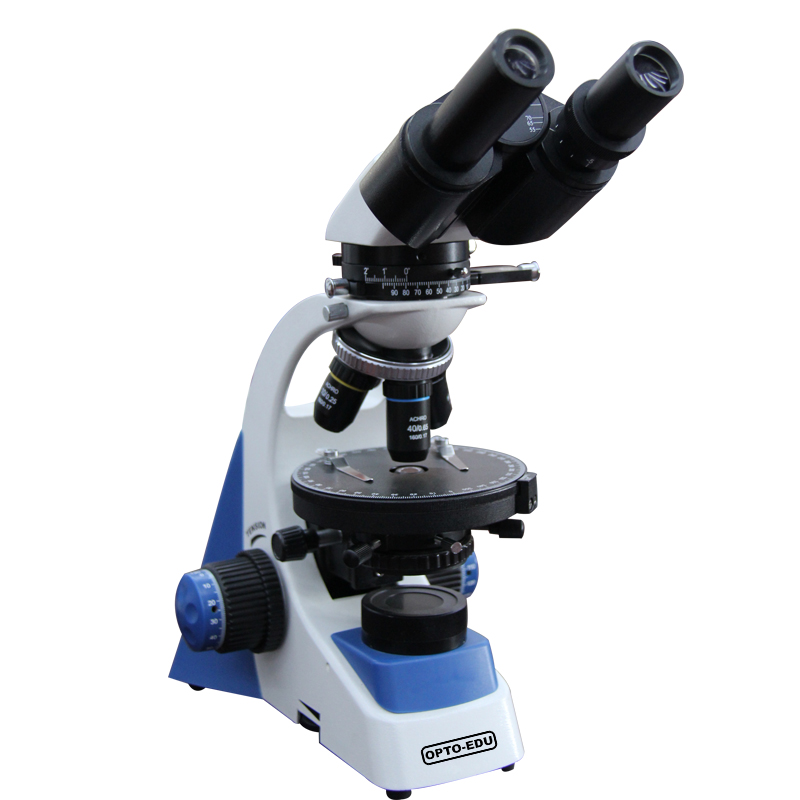 Polarizing Microscope Binocular - Microscopio polarizador binocular OPTO-EDU A15.1302-B a