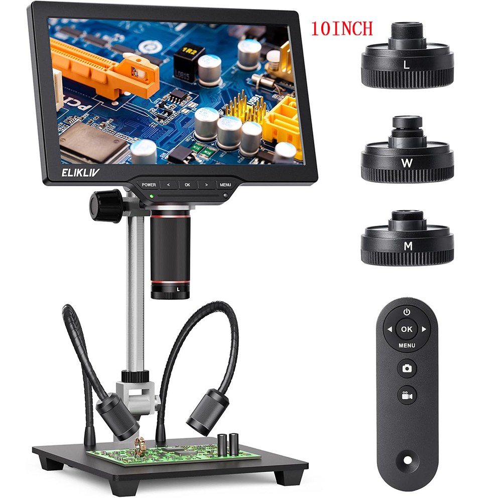 Digital Microscope 4K Hdmi 2000X - Microscopio digital 4K Elikliv TL301 Max