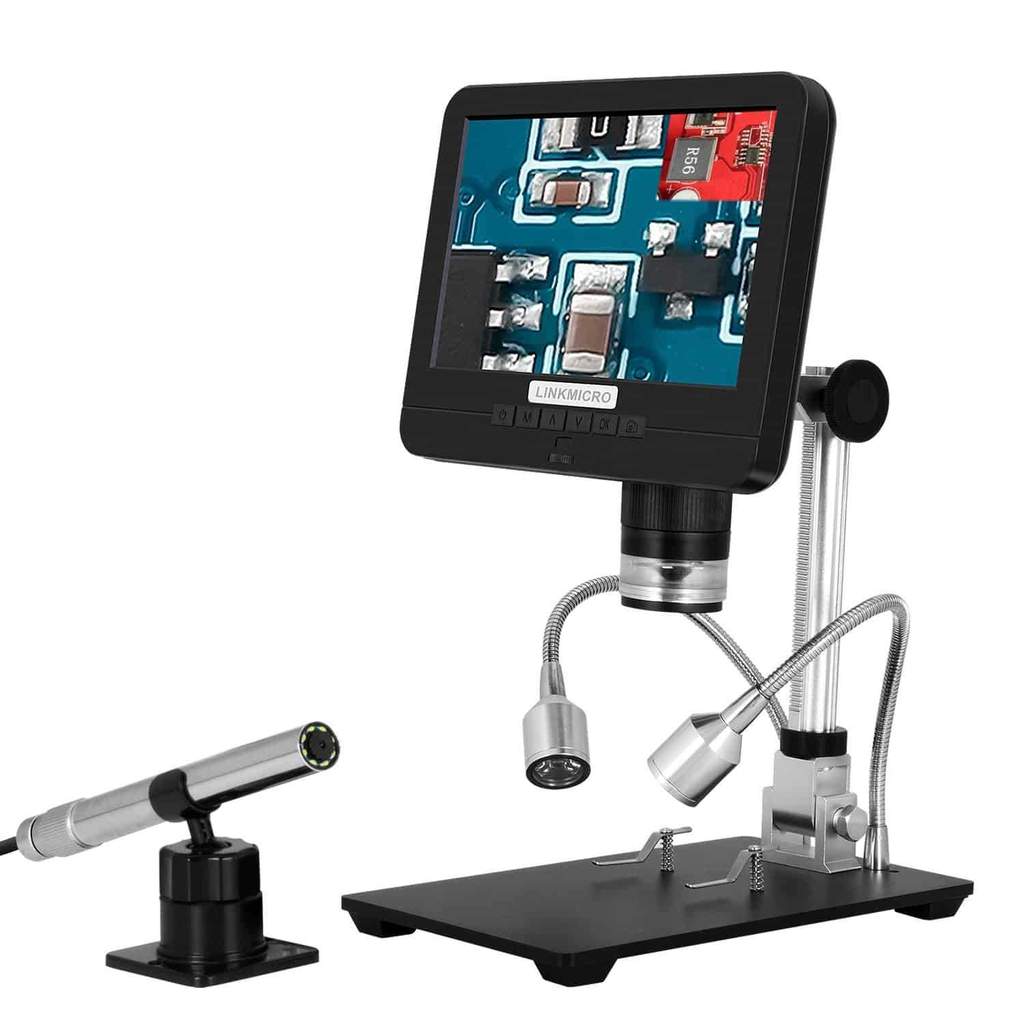 Digital Microscope With Screen 7 Inch - Microscopio Digital USB con Pantalla de