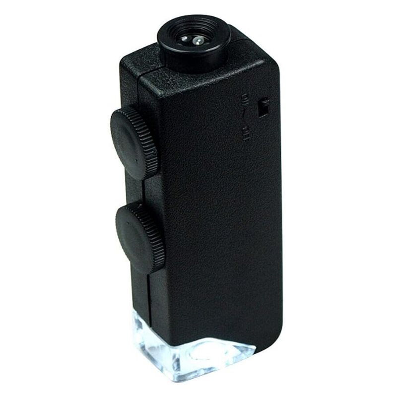 Gem Microscope Jeweler - Lupa de joyero ABGH 60X-100X con