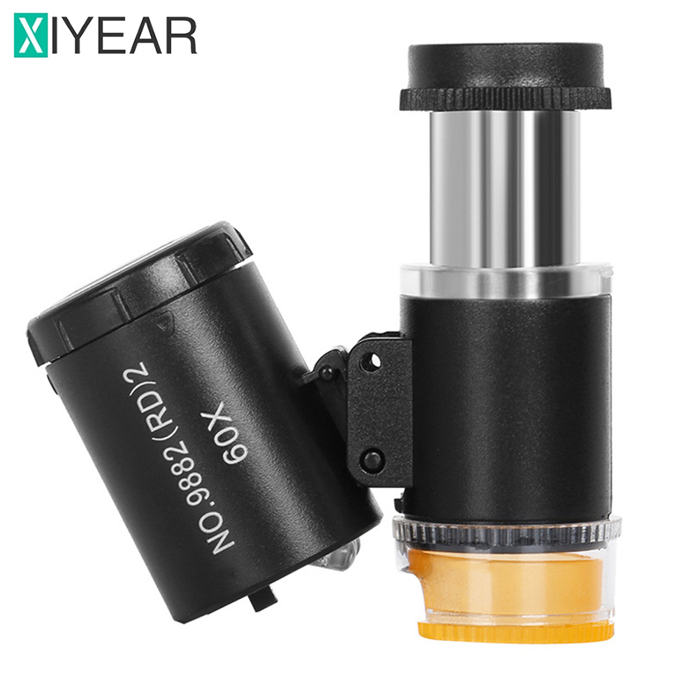 Gem Microscope Jeweler - Mini Microscopio de bolsillo para joyería,