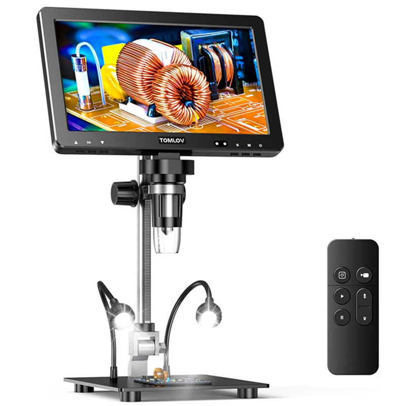 Microscopio Digital HDMI TOMLO - Polarizing Microscope Binocular reseña y precio