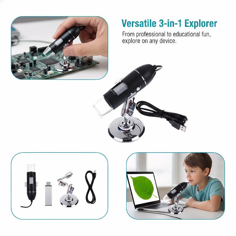 Microscopio Digital Inalámbric - Usb Microscope 1000X Digital reseña y precio