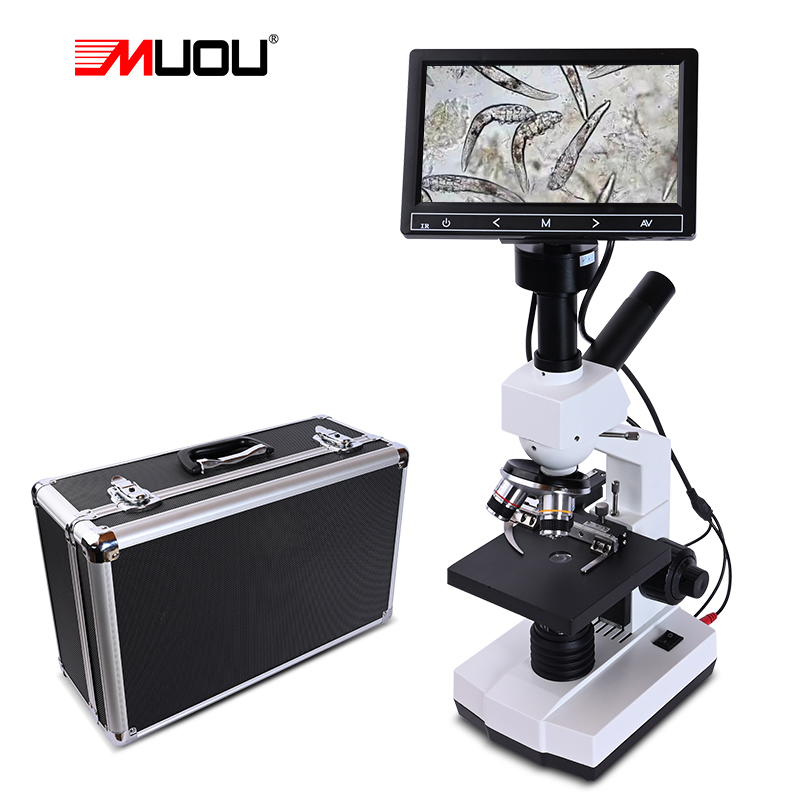 Microscopio biológico de esper - Digital Microscope With Screen 7 Inch reseña y precio
