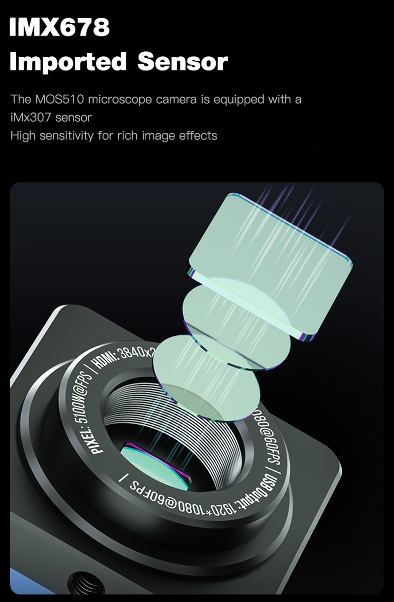 Cámara de microscopio Industri - Microscope Camera Sony Imx reseña y precio