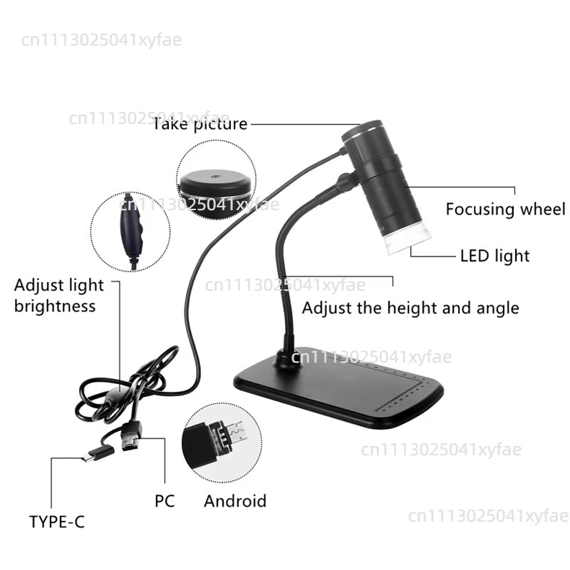 Microscopio digital 3 en 1 con - Usb Microscope 1000X Digital reseña y precio