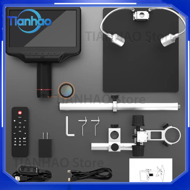 Microscopio Digital con Pantal - Digital Microscope With Screen 7 Inch reseña y precio