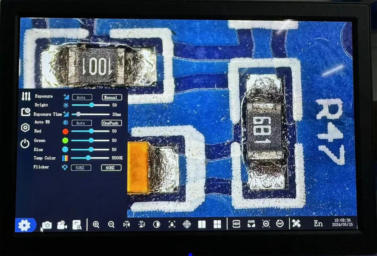 IMX307 HDMI USB 1080P 10,1LCD  - Measuring Microscope Video 1080P reseña y precio
