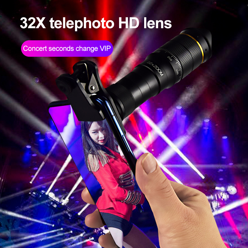 Telescopio 32X para teléfono m - Microscope Camera Sony Imx reseña y precio