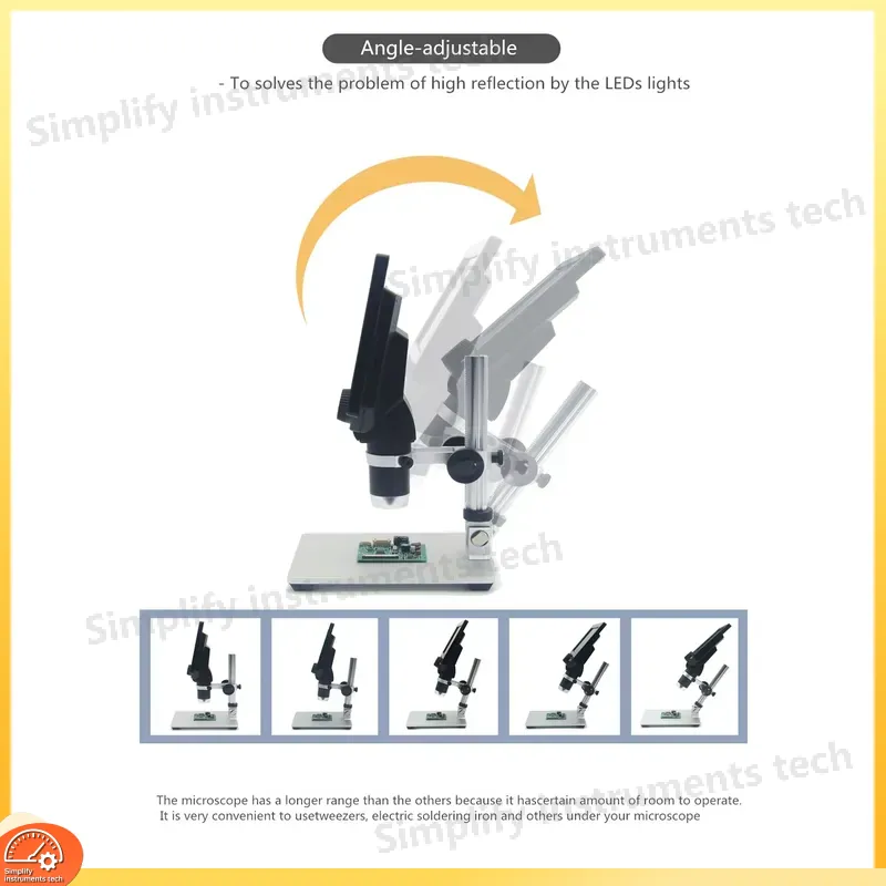 Microscopio Digital de 12MP co - Digital Microscope With Screen 7 Inch reseña y precio