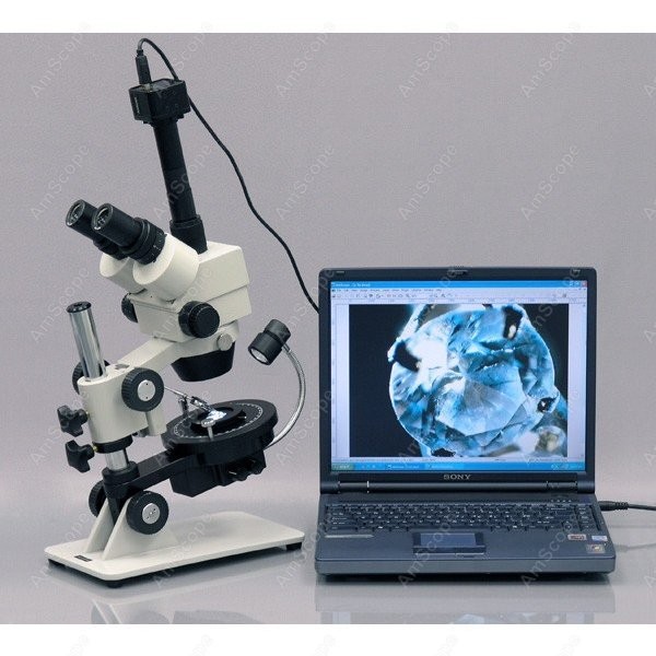 Microscopio Estéreo Trinocular - Gem Microscope Jeweler reseña y precio