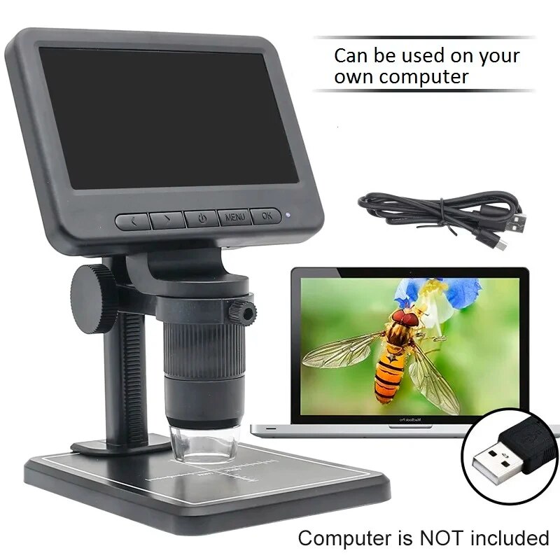 Microscopio Digital MS2 1000X, - Usb Microscope 1000X Digital reseña y precio