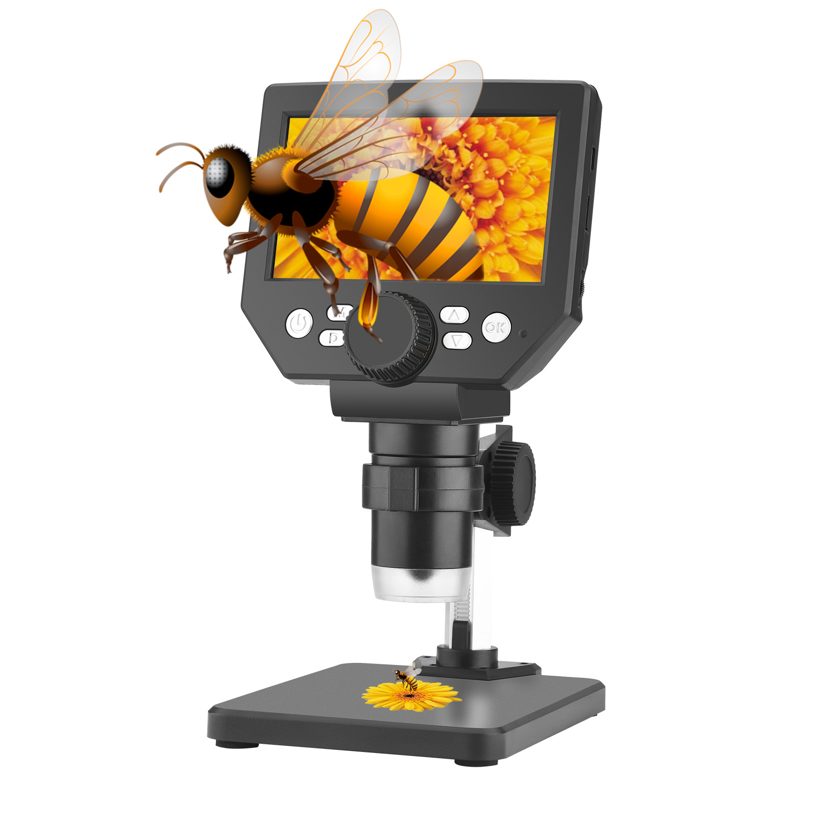 Microscopio Digital USB de 4,3 - Usb Microscope 1000X Digital reseña y precio