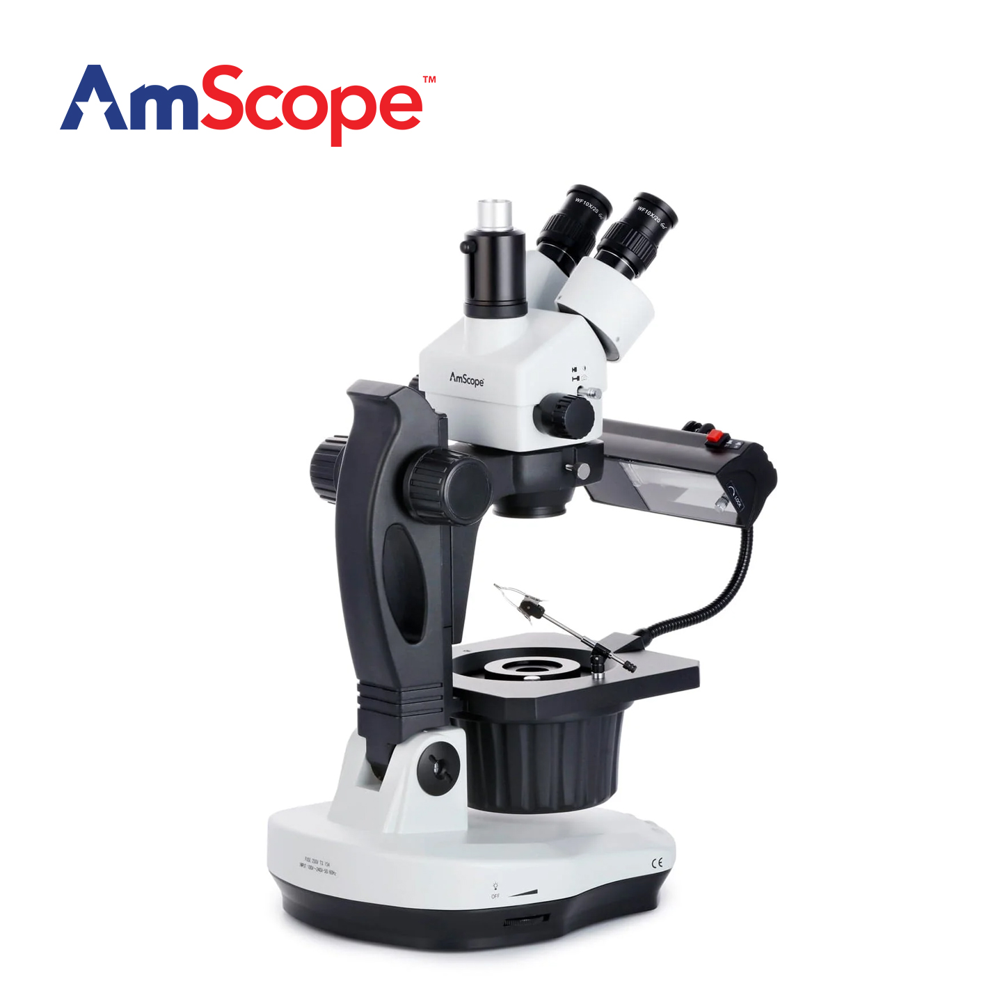 Microscopio Estéreo Trinocular - Gem Microscope Jeweler reseña y precio