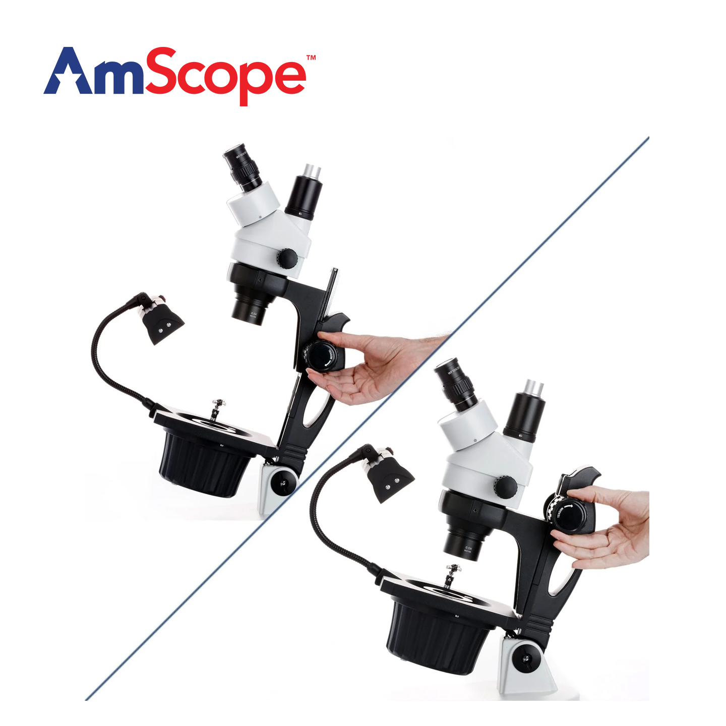 Microscopio Estéreo Trinocular - Gem Microscope Jeweler reseña y precio