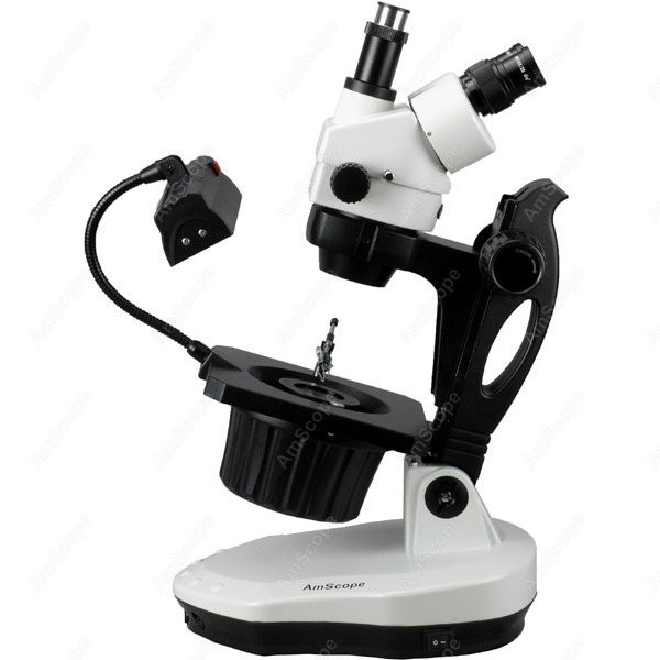 Microscopio Estéreo Trinocular - Gem Microscope Jeweler reseña y precio