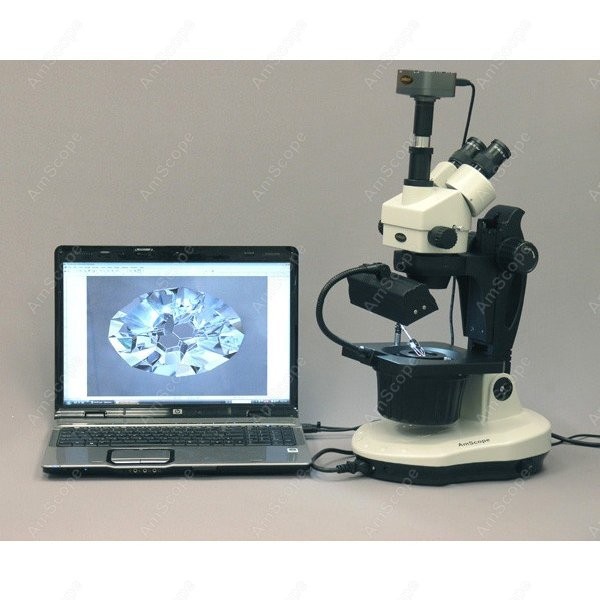 Microscopio Estéreo Trinocular - Gem Microscope Jeweler reseña y precio