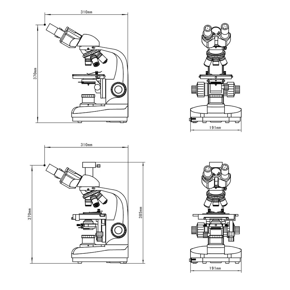 Microscopio polarizador Micros - Polarizing Microscope Binocular reseña y precio