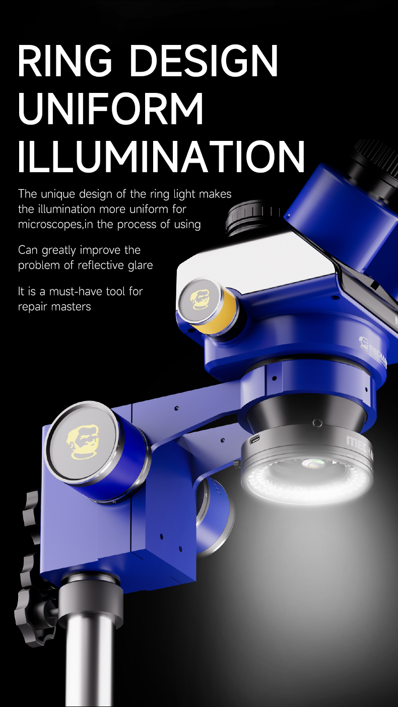 La lámpara de anillo de polari - Polarizing Microscope Binocular reseña y precio