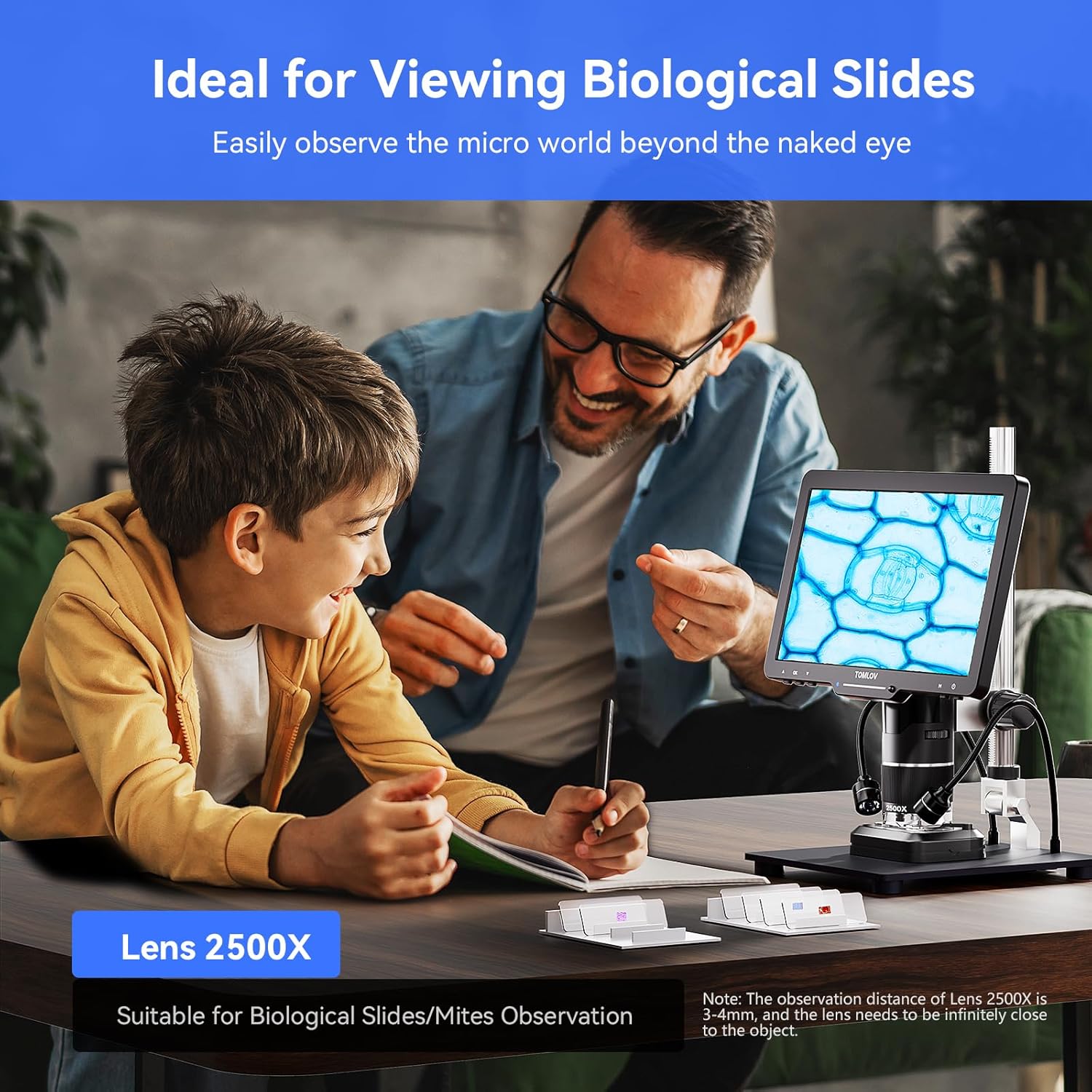 Microscopio digital TOMLOV con - Metallurgical Microscope Inverted reseña y precio