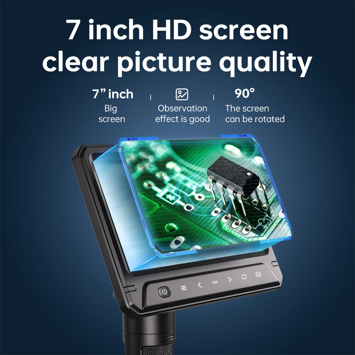 Microscopio Electrónico OEM/OD - Digital Microscope With Screen 7 Inch reseña y precio