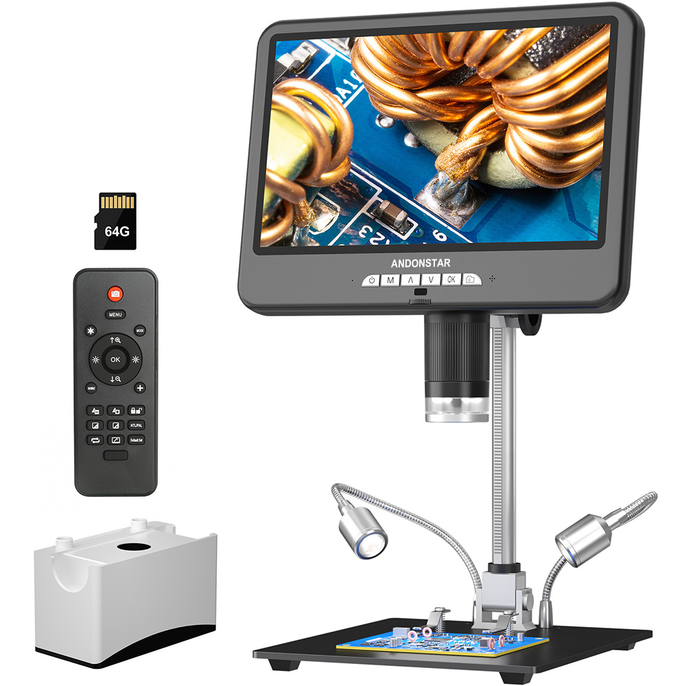 Andonstar AD210S 10,1 ''4K 60F - Digital Microscope 4K Hdmi 2000X reseña y precio