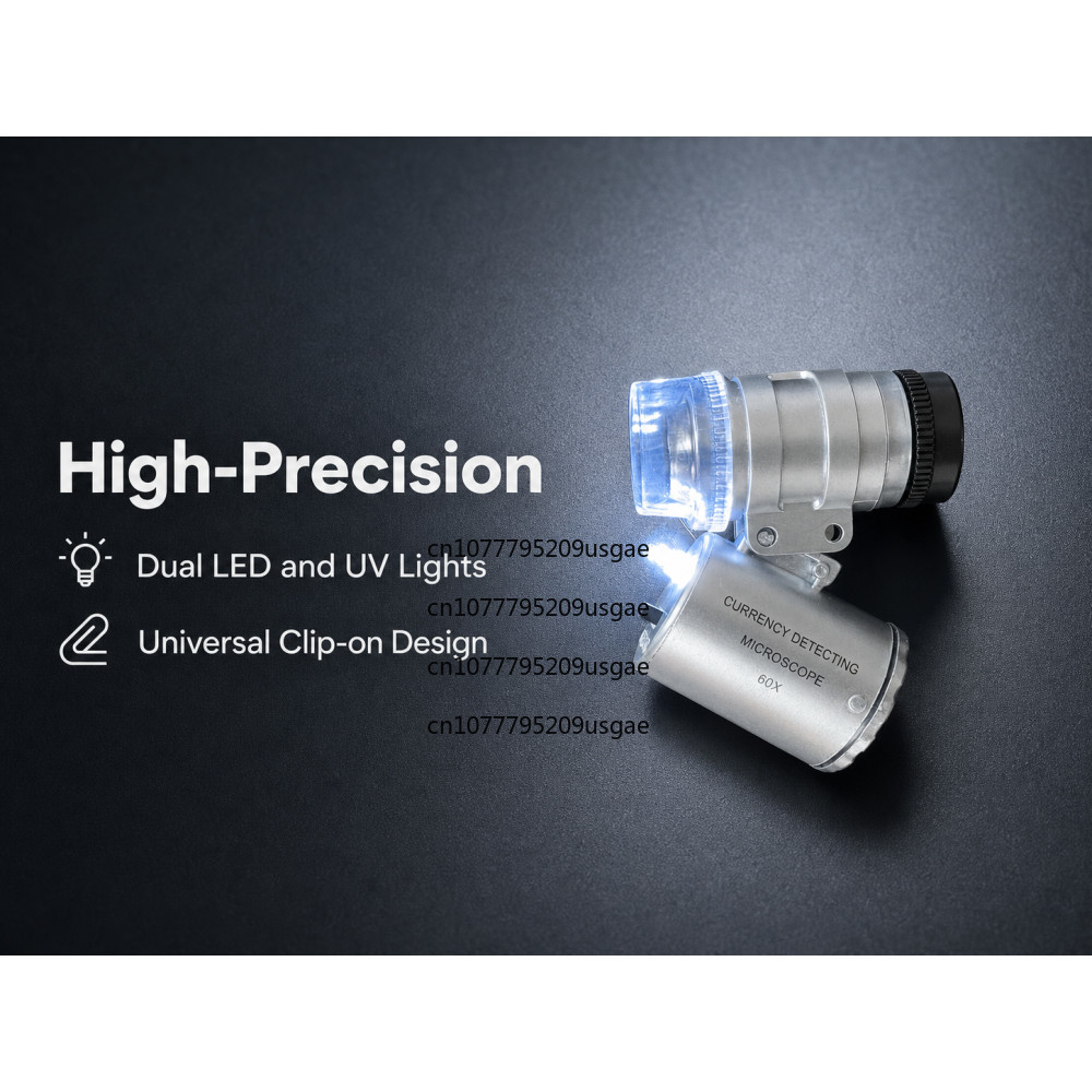 Lupa de joyero 60x con luz LED - Gem Microscope Jeweler reseña y precio