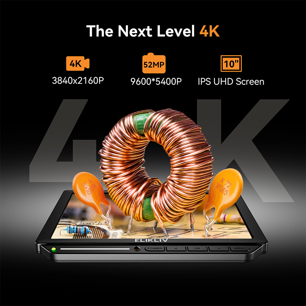 ELIKLIV EM4K Flex 2000X 4K mic - Digital Microscope 4K Hdmi 2000X reseña y precio