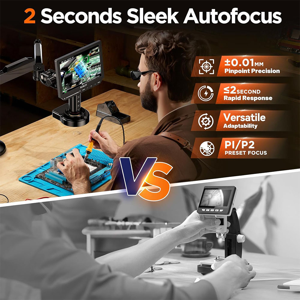 Microscopio digital HDMI 4K co - Digital Microscope 4K Hdmi 2000X reseña y precio