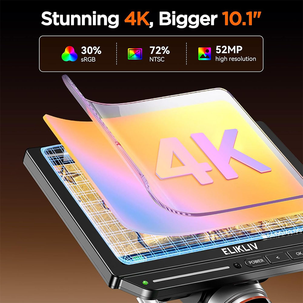 Microscopio digital HDMI 4K co - Digital Microscope 4K Hdmi 2000X reseña y precio