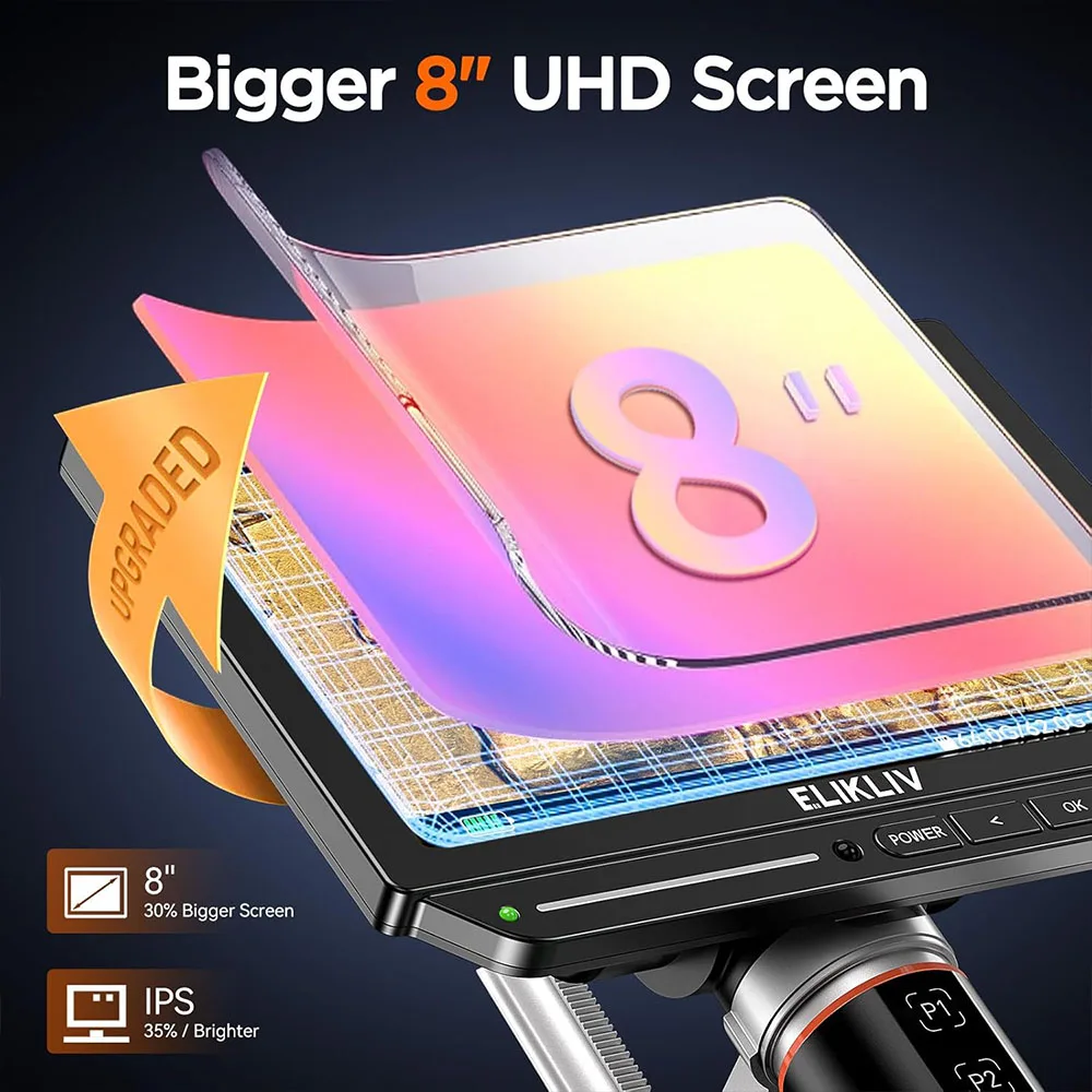 Microscopio digital con enfoqu - Digital Microscope 4K Hdmi 2000X reseña y precio