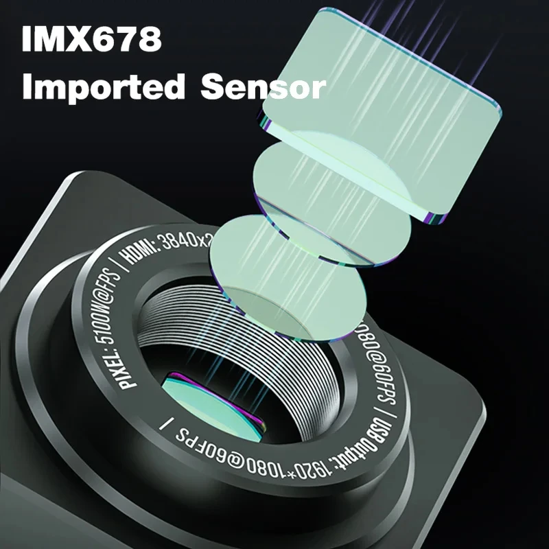 Cámara de microscopio Industri - Microscope Camera Sony Imx reseña y precio
