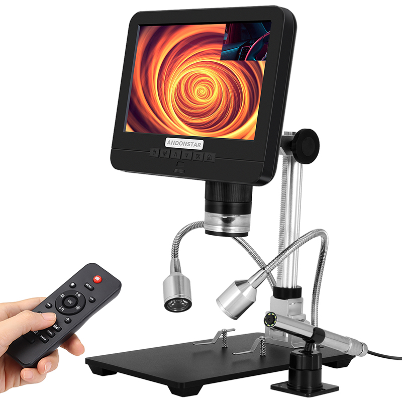 Microscopio Digital USB con Pa - Digital Microscope With Screen 7 Inch reseña y precio