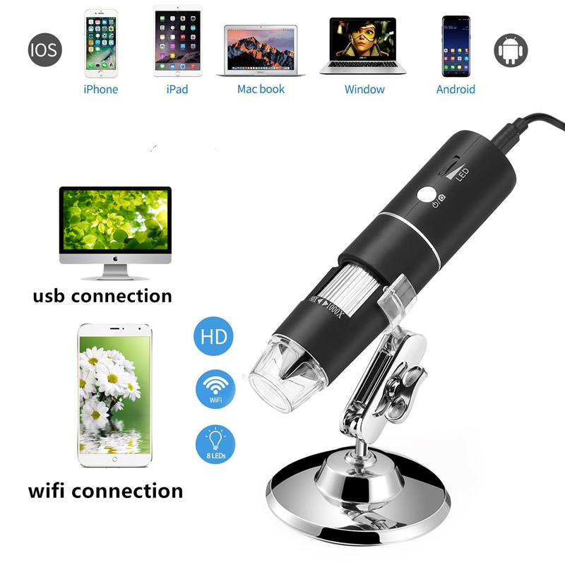 Microscopio Digital WiFi 2 en  - Usb Microscope 1000X Digital reseña y precio