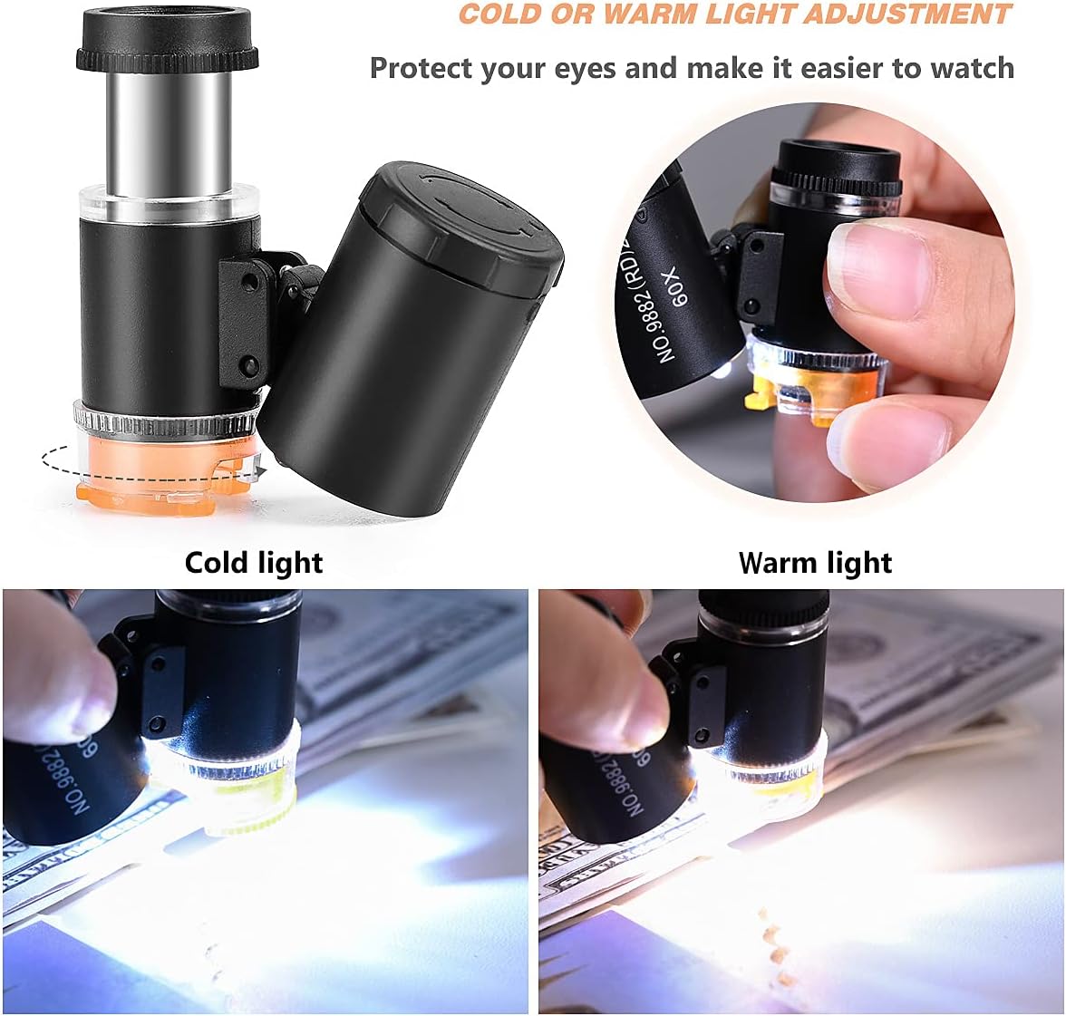 Mini Microscopio de bolsillo p - Gem Microscope Jeweler reseña y precio