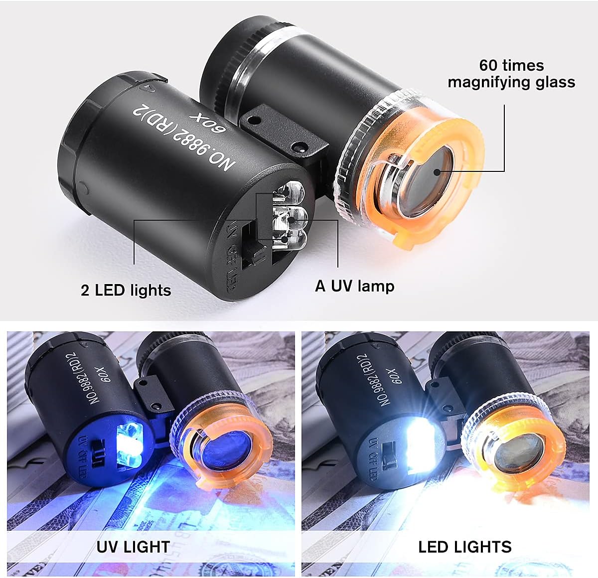 Mini Microscopio de bolsillo p - Gem Microscope Jeweler reseña y precio