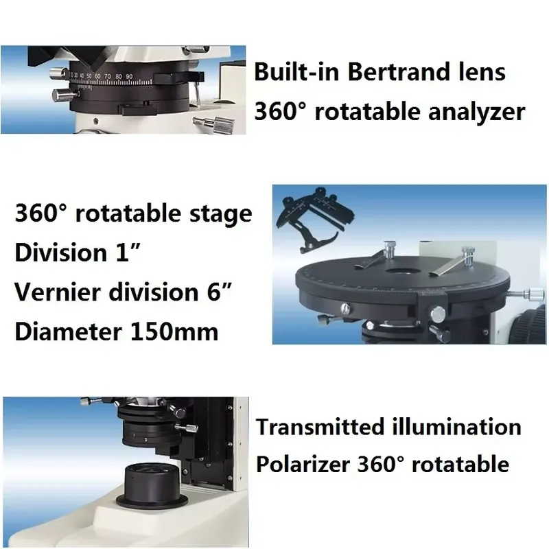 para el microscopio petrográfi - Polarizing Microscope Binocular reseña y precio
