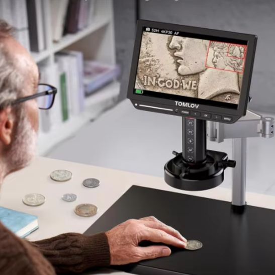 Microscopio Digital TOMLOV 4K  - Digital Microscope 4K Hdmi 2000X reseña y precio